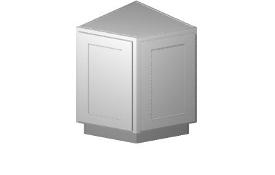 BA24 - Angled End Base Cabinet