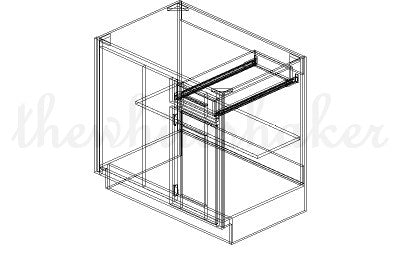 BBC36 - 36" Wide Base Blind Corner Cabinet