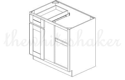 BBC36 - 36" Wide Base Blind Corner Cabinet