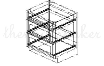 DB30 - 30" Wide Drawer Base Cabinet