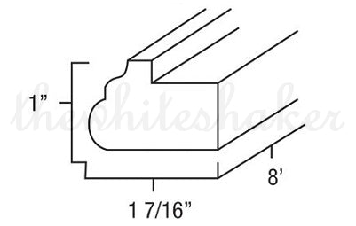 LRM8 - Light Rail Molding