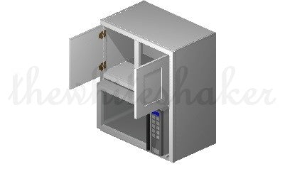 MW3036 - 30" Wide 36" High, Microwave Wall Cabinet