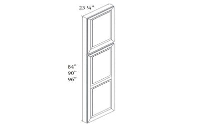 MTEP90 - 90" High Matching Tall End Panel