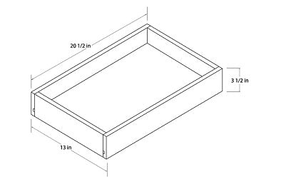 ROT15 - Universal Roll Out Tray for 15" Wide Base Cabinet