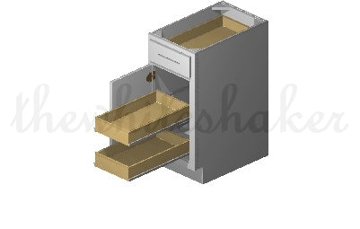 ROT15 - Universal Roll Out Tray for 15" Wide Base Cabinet