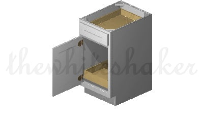 ROT18 - Universal Roll Out Tray for 18" Wide Base/Utility Cabinet