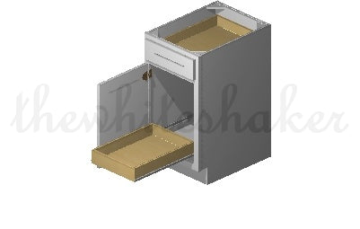 ROT18 - Universal Roll Out Tray for 18" Wide Base/Utility Cabinet