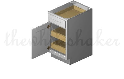 ROT18 - Universal Roll Out Tray for 18" Wide Base/Utility Cabinet