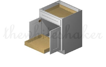 ROT27 - Universal Roll Out Tray for 27" Wide Base Cabinet