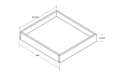 ROT30 - Universal Roll Out Tray for 30" Wide Base Cabinet