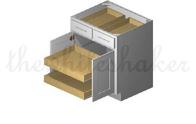 ROT30 - Universal Roll Out Tray for 30" Wide Base Cabinet