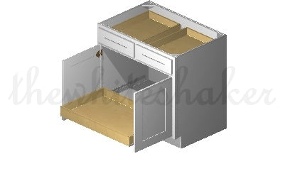 ROT36 - Universal Roll Out Tray for 36" Wide Base Cabinet