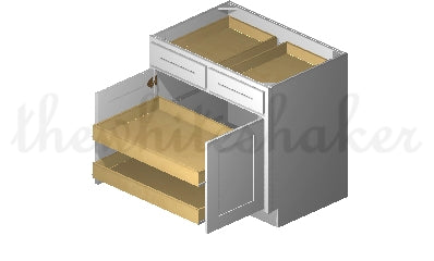 ROT36 - Universal Roll Out Tray for 36" Wide Base Cabinet