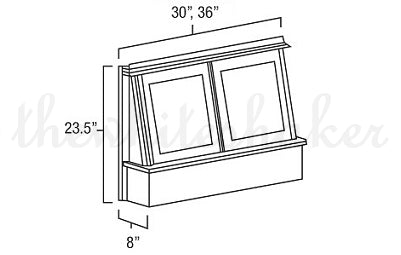 RHF30 - 30" Wide Range Hood Front