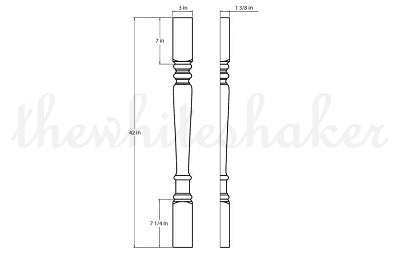 SCDL - Split Corner Decorative Leg