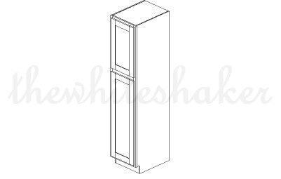 UC1884 - 18" Wide, 84" High Utility/Pantry Cabinet