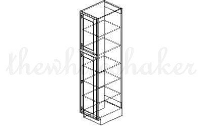 UC1884 - 18" Wide, 84" High Utility/Pantry Cabinet