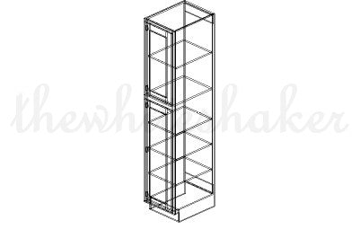 UC1890 - 18" Wide, 90" High Utility/Pantry Cabinet