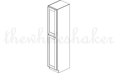 UC1896 - 18" Wide, 96" High Utility/Pantry Cabinet