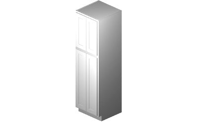 UC2484 - 24" Wide, 84" High Utility/Pantry Cabinet