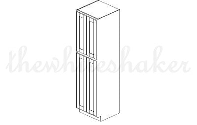 UC2490 - 24" Wide, 90" High Utility/Pantry Cabinet