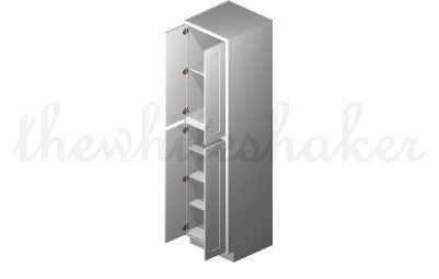 UC2496 - 24" Wide, 96" High Utility/Pantry Cabinet