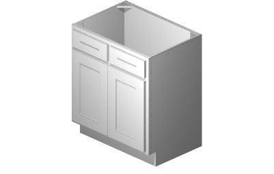 V3021 - 30" Wide Vanity Base Cabinet