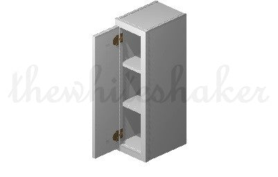 W0930 - 9" Wide 30" High, Single Door Wall Cabinet