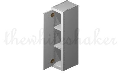 W0936 - 9" Wide 36" High, Single Door Wall Cabinet