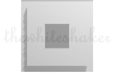 W1212PG - 12" Wide 12" High, Single Door Plain Glass Decorative Wall Cabinet