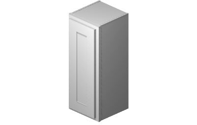 W1230 - 12" Wide 30" High, Single Door Wall Cabinet