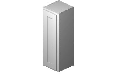 W1236 - 12" Wide 36" High, Single Door Wall Cabinet