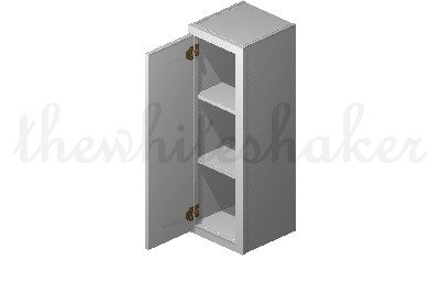 W1236 - 12" Wide 36" High, Single Door Wall Cabinet