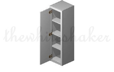 W1242 - 12" Wide 42" High, Single Door Wall Cabinet