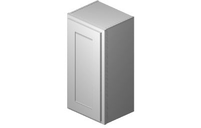 W1530 - 15" Wide 30" High, Single Door Wall Cabinet