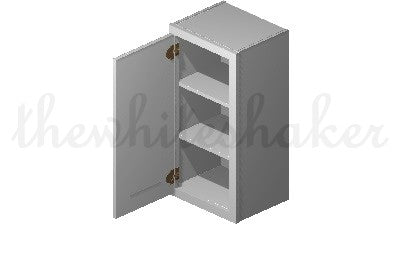 W1530 - 15" Wide 30" High, Single Door Wall Cabinet