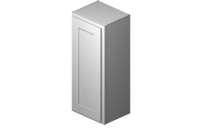 W1536 - 15" Wide 36" High, Single Door Wall Cabinet