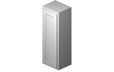 W1542 - 15" Wide 42" High, Single Door Wall Cabinet