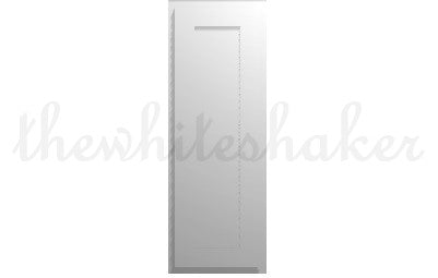 W1542 - 15" Wide 42" High, Single Door Wall Cabinet