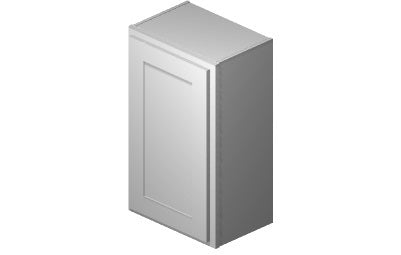 W1830 - 18" Wide 30" High, Single Door Wall Cabinet