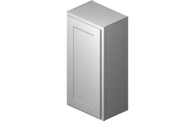 W1836 - 18" Wide 36" High, Single Door Wall Cabinet