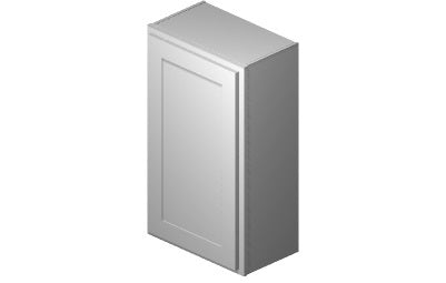 W2136 - 21" Wide 36" High, Single Door Wall Cabinet