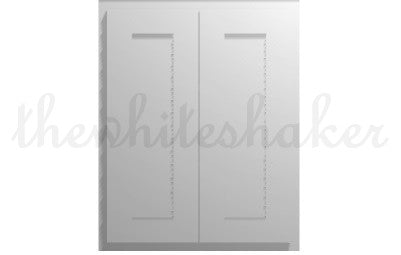 W2430 - 24" Wide 30" High, Double Door Wall Cabinet