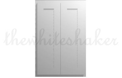 W2436 - 24" Wide 36" High, Double Door Wall Cabinet