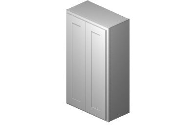 W2442 - 24" Wide 42" High, Double Door Wall Cabinet