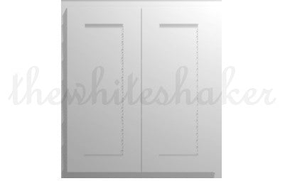 W2730 - 27" Wide 30" High, Double Door Wall Cabinet