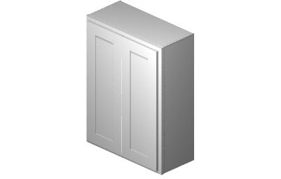 W2736 - 27" Wide 36" High, Double Door Wall Cabinet