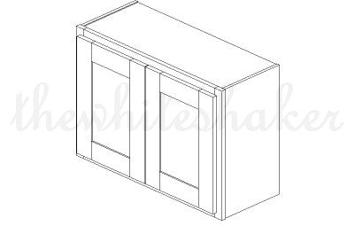 W3021 - 30" Wide 21" High, Bridge Wall Cabinet