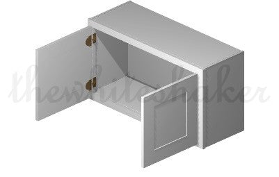 W3318 - 33" Wide 18" High, Bridge Wall Cabinet