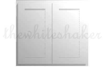 W3330 - 33" Wide 30" High, Double Door Wall Cabinet